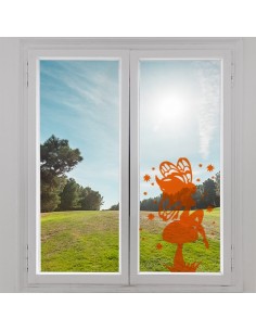 Sticker fée magique transparent 2