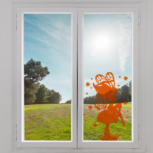 Sticker fée magique transparent