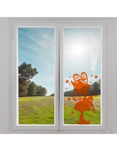 Sticker fée magique transparent