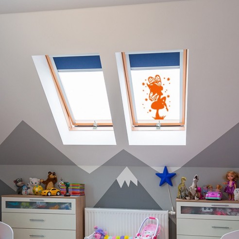 Sticker fée magique transparent