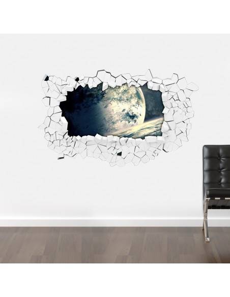 Sticker 3D planète terre