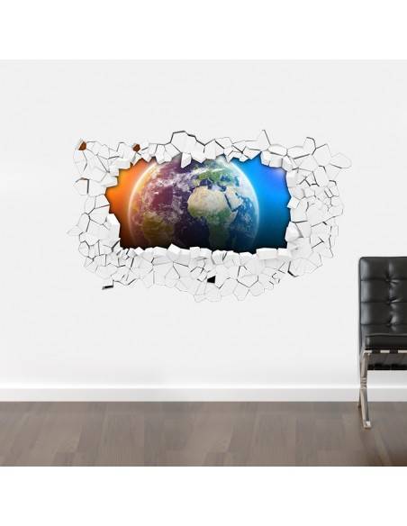 Sticker 3D planète espace