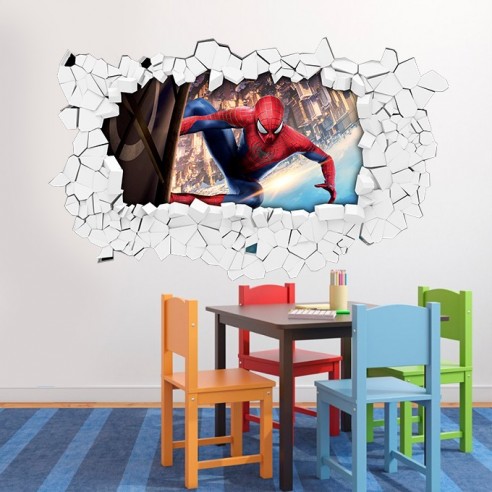 Sticker 3D spiderman