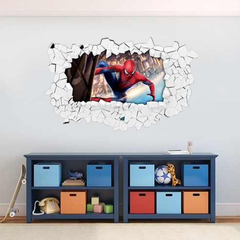 Sticker 3D spiderman