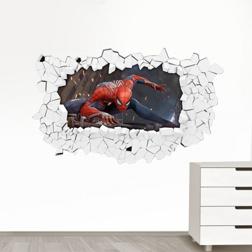Sticker 3D spiderman