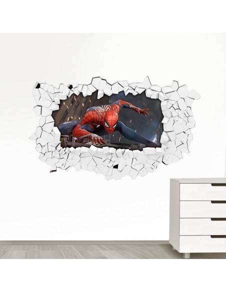 Sticker 3D spiderman