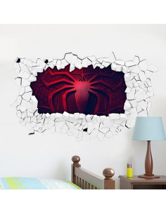 Sticker 3D logo spiderman 2