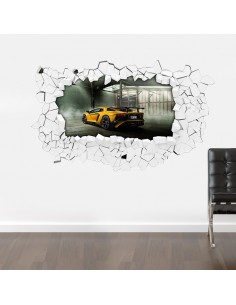 Sticker 3D voiture de sport 2