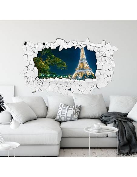 Sticker 3D Paris tour eiffel
