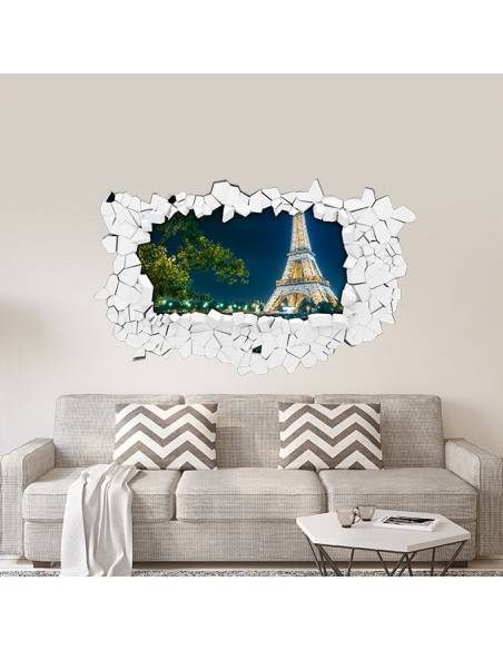 Sticker 3D Paris tour eiffel