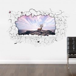 Sticker 3D design cerf