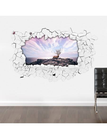 Sticker 3D design cerf