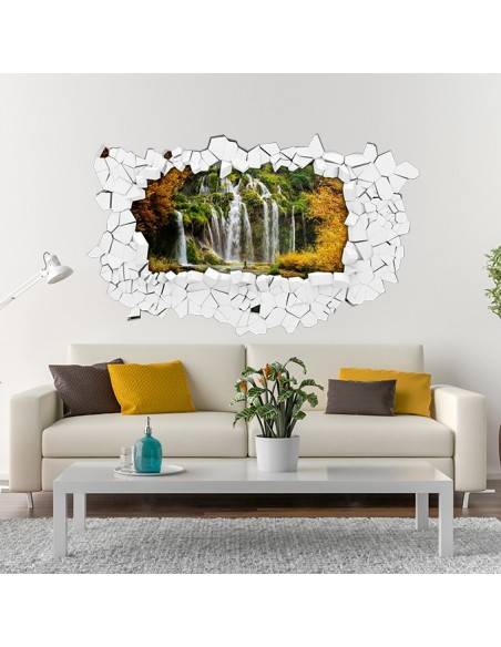 Sticker 3D cascade d'eau