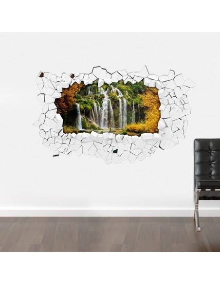 Sticker 3D cascade d'eau