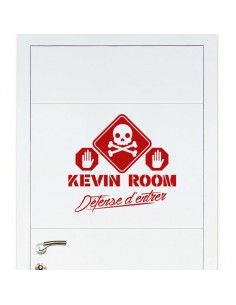 Sticker défence d'entrer personnalisé 2