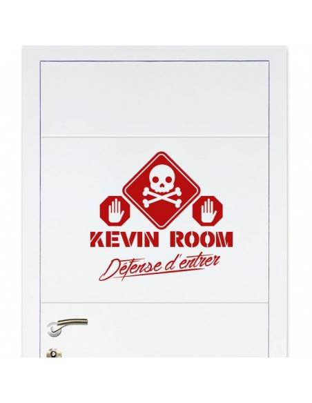 Sticker défence d'entrer personnalisé