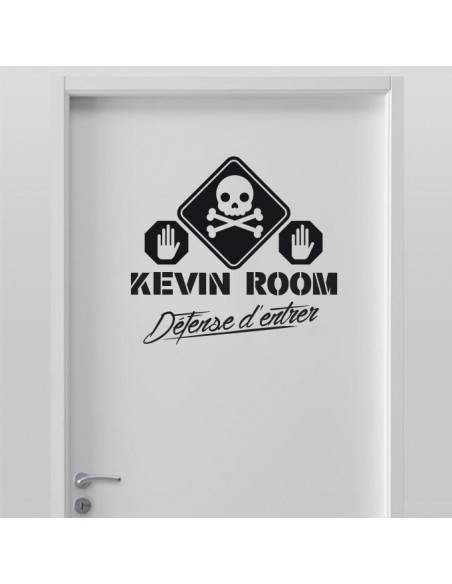 Sticker défence d'entrer personnalisé