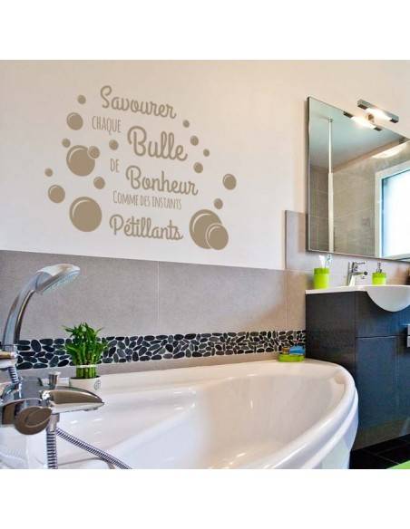 Sticker savourer chaque bulle de bonheur