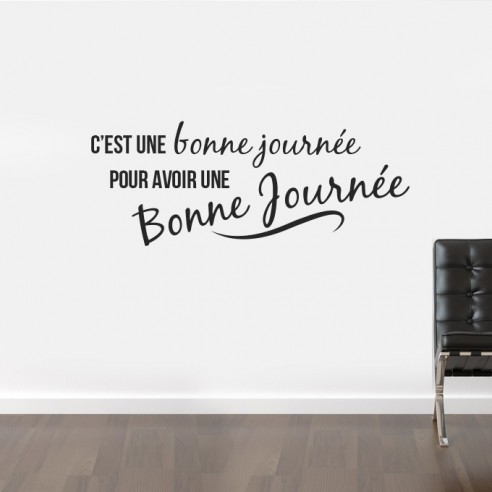 Sticker c'est une bonne journée