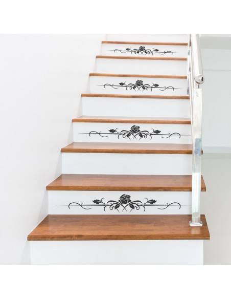 Stickers motifs contremarches d'escaliers