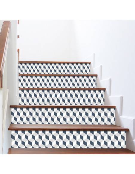 Kit 5 stickers effet 3d trompe l'oeil