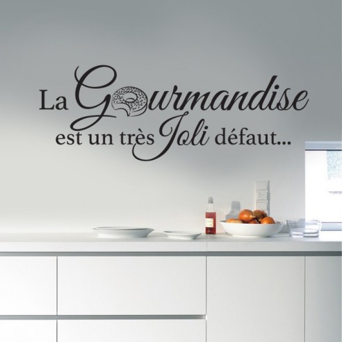 Sticker la gourmandise est un très joli défaut