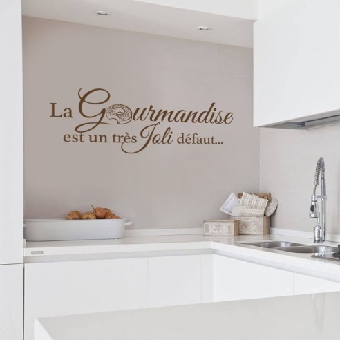 Sticker la gourmandise est un très joli défaut