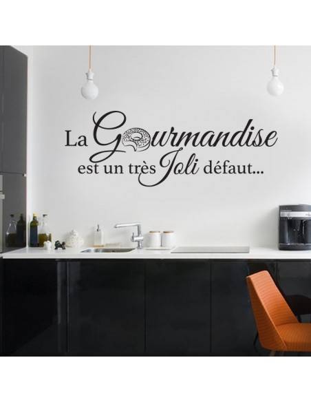 Sticker la gourmandise est un très joli défaut