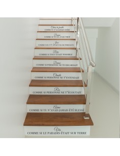 stickers citation escaliers 2