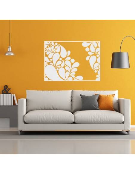 Sticker style encadré design