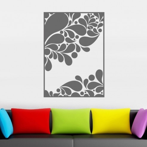 Sticker style encadré design