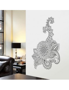 stickers déco Fleur abstrait