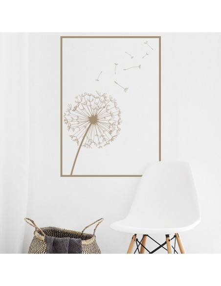 Sticker mural pissenlit