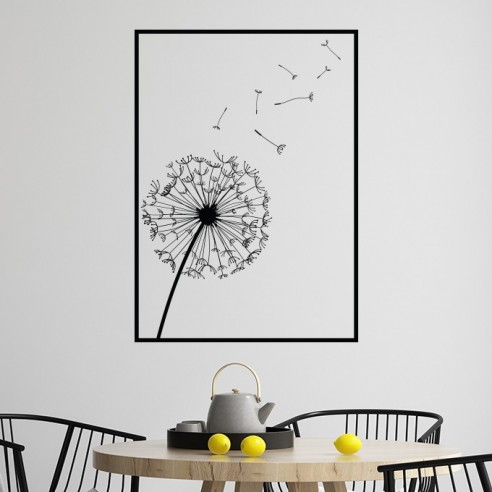 Sticker mural pissenlit