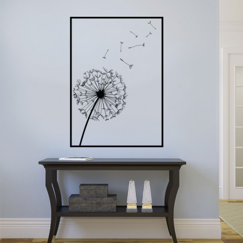 Sticker mural pissenlit