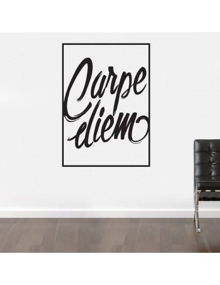 Sticker mural carpe diem