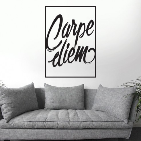 Sticker mural carpe diem