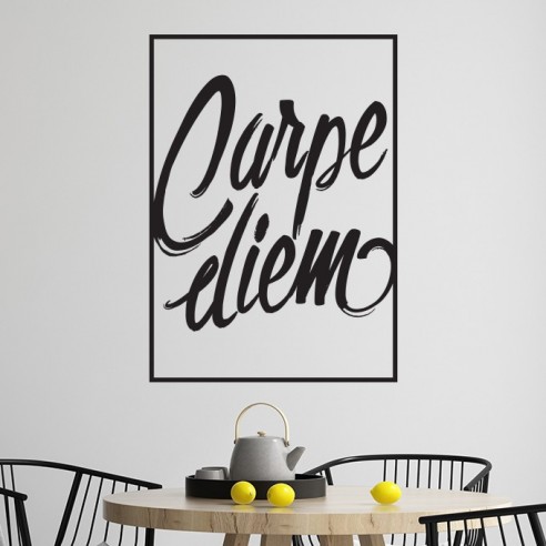 Sticker mural carpe diem