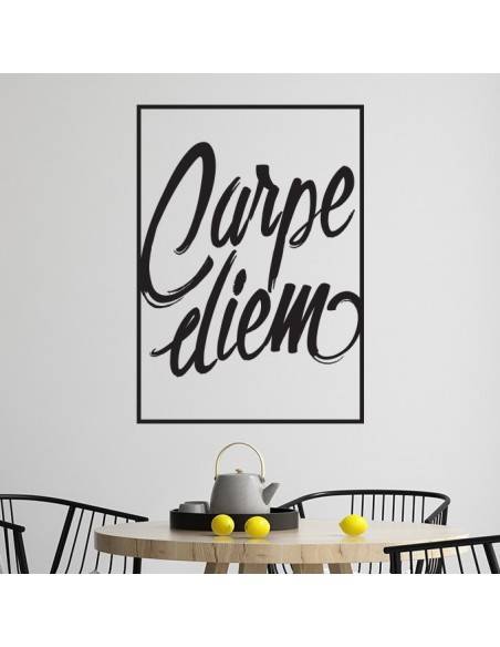 Sticker mural carpe diem