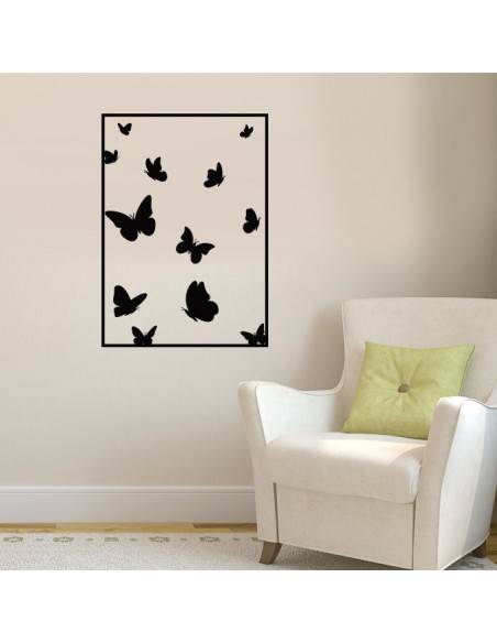 Sticker mural papillons