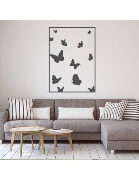 Sticker mural papillons
