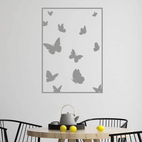 Sticker mural papillons