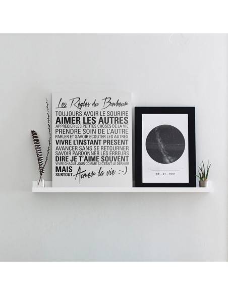 Tableau les règles du bonheur