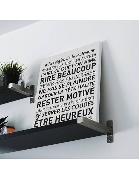 Tableau les règles de la maison