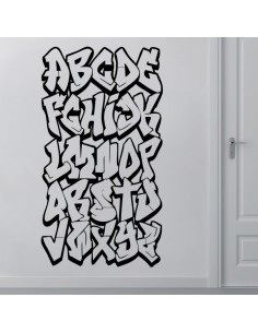 stickers graffiti alphabet