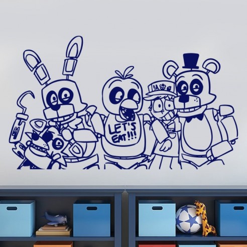 Sticker personnages fnaf