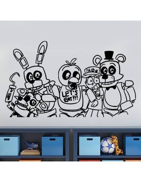 Sticker personnages fnaf