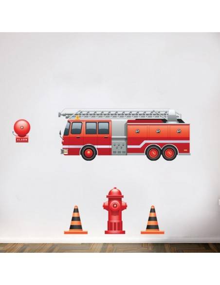 Kit stickers pompier
