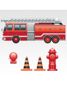 Kit stickers pompier 2