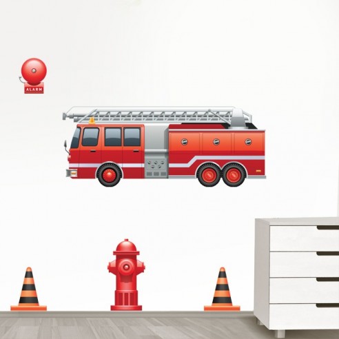 Kit stickers pompier